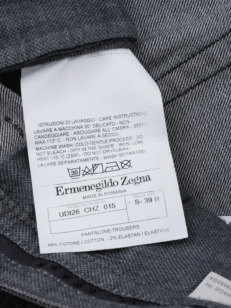 Мужские прямые джинсы  Ermenegildo Zegna - Мужские прямые джинсы  Ermenegildo Zegna - View 5