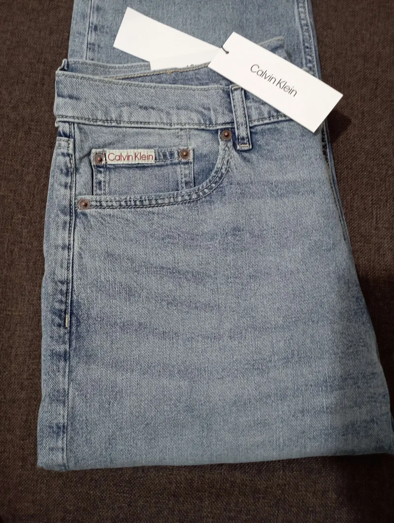 Мужские прямые джинсы  Calvin Klein - Мужские прямые джинсы  Calvin Klein - View 3