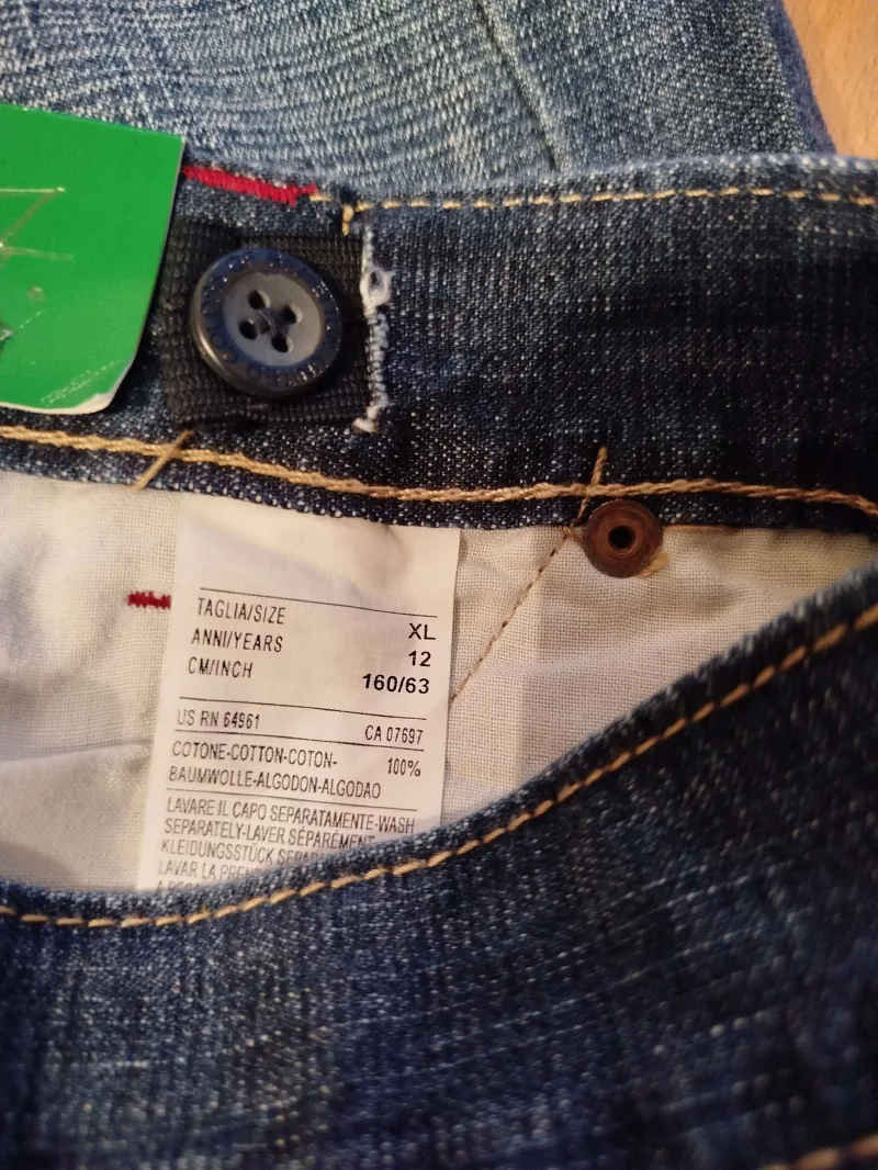 Женские широкие джинсы (wide leg) United Colors of Benetton - Женские широкие джинсы (wide leg) United Colors of Benetton - View 2